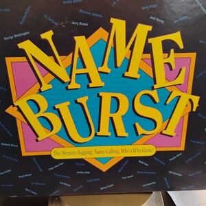 Name Burst Board Game - Vibrant Multicolor